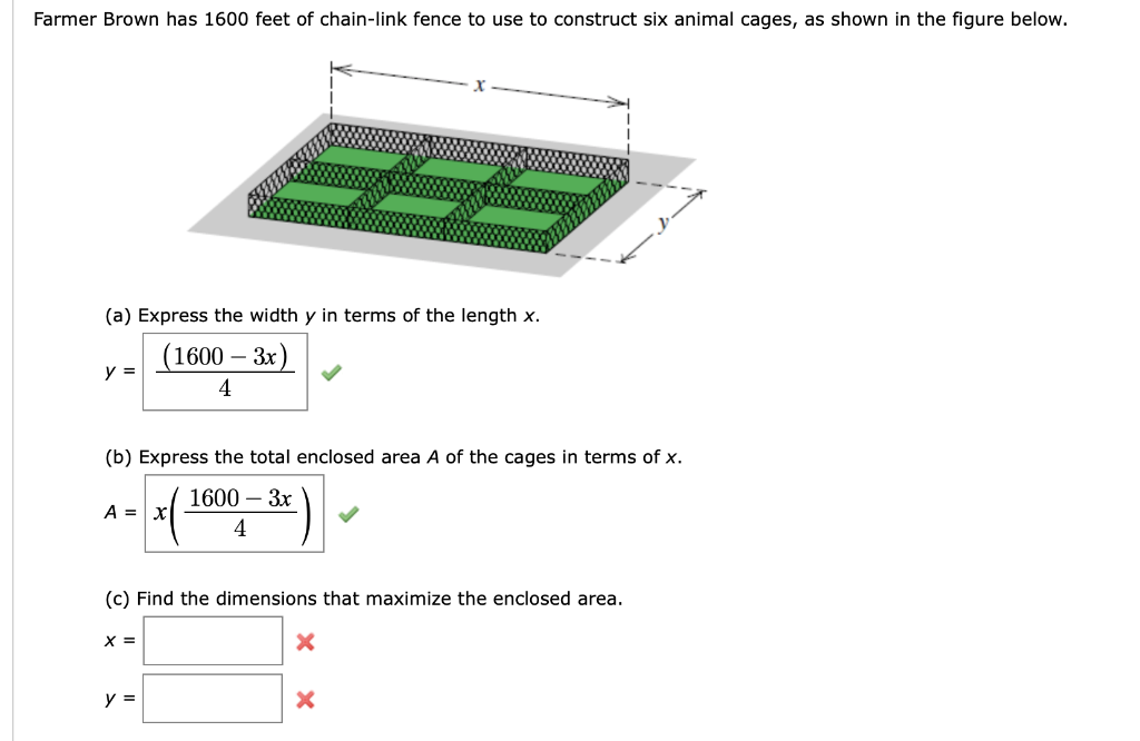 solved-farmer-brown-has-1600-feet-of-chain-link-fence-to-use-chegg