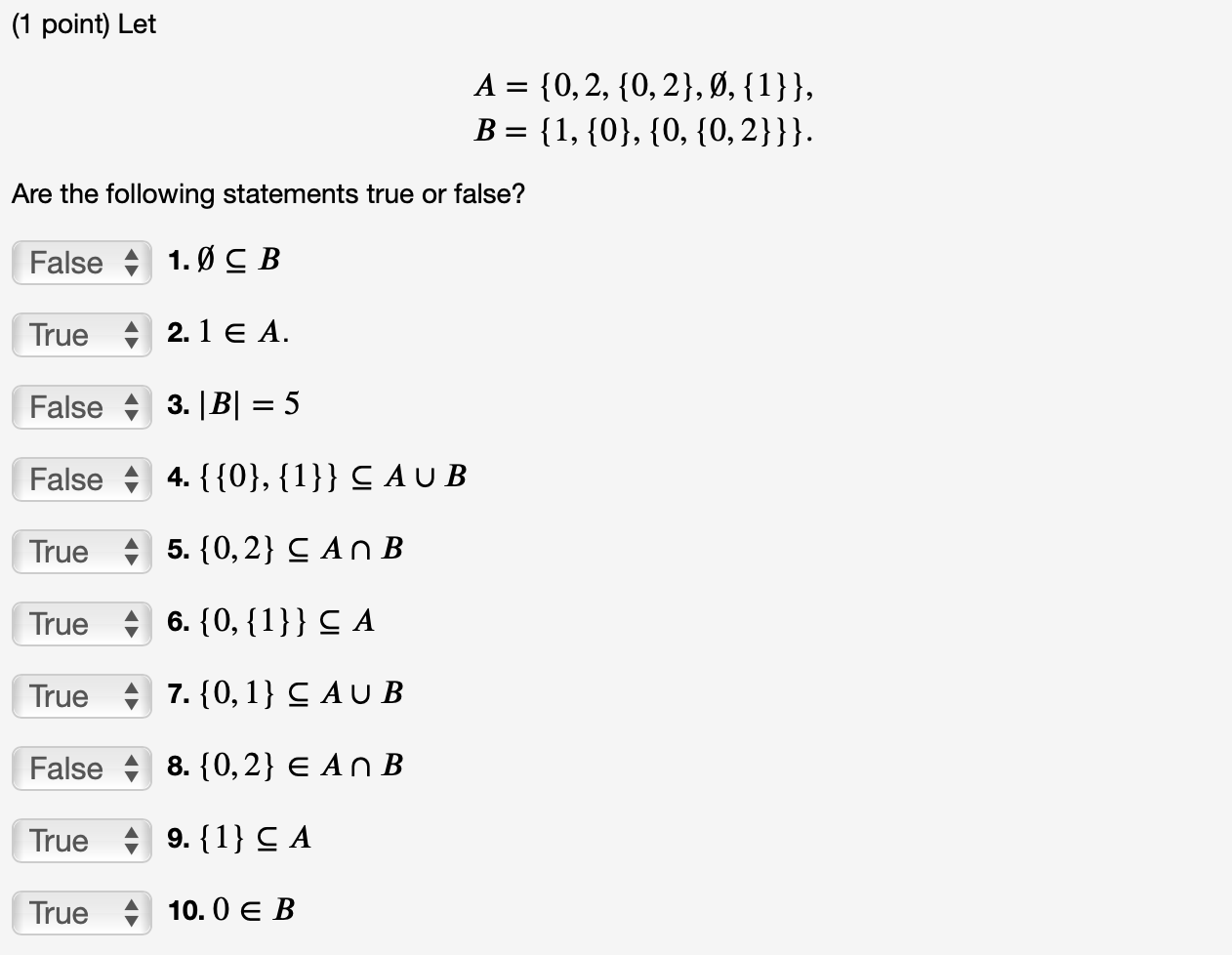 Which Three Of The Following Statements Are True Solved Are the following statements true or false? What is | Chegg.com