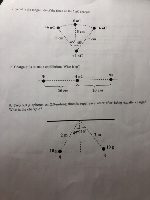 Solved A plastic rod is charged to rod? 90 nC by rubbing How