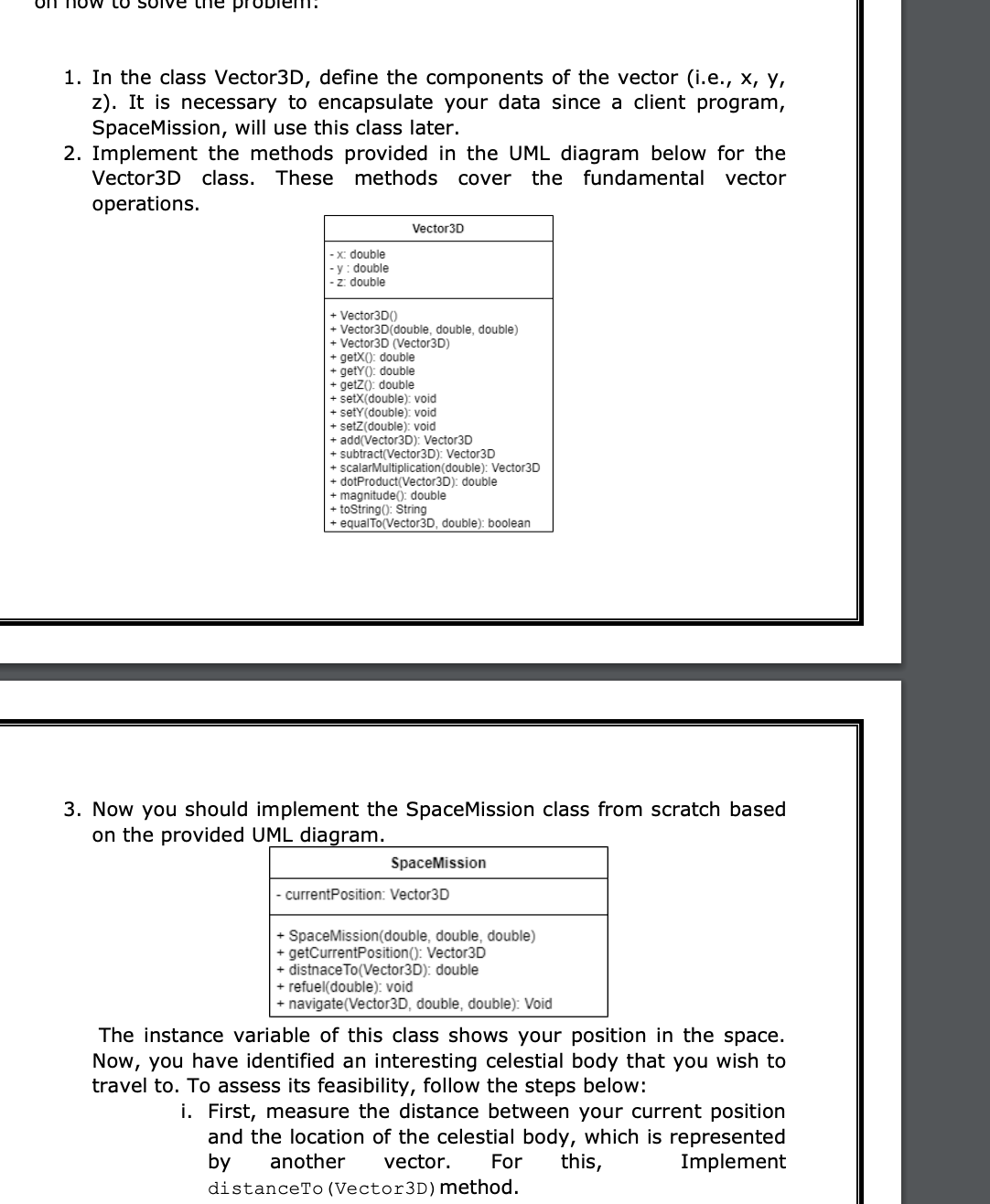 Solved Create this method in java using the UML diagram | Chegg.com