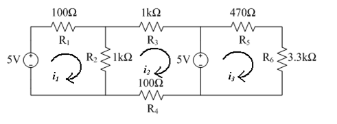 Solved Solve the following circuit using mesh analysis and | Chegg.com