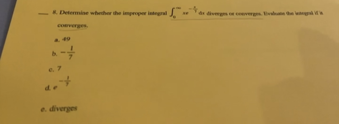 Solved 7 Use Partial Fractions To Find The Integral