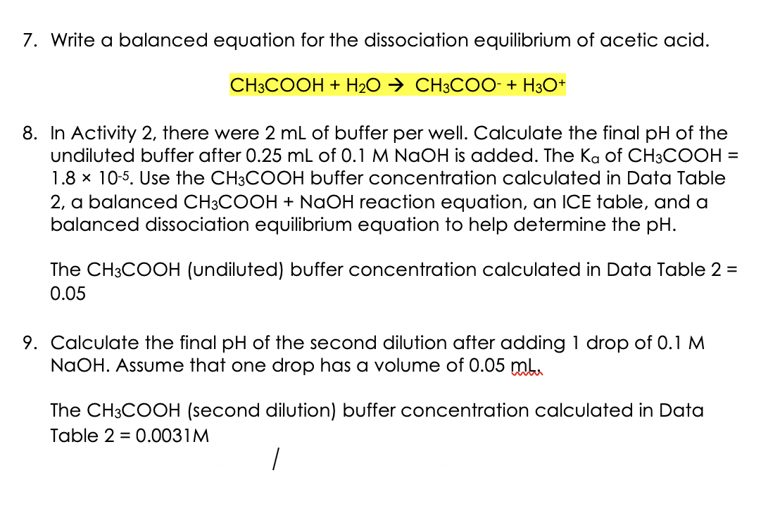 22. Write a balanced equation for the dissociation  Chegg.com