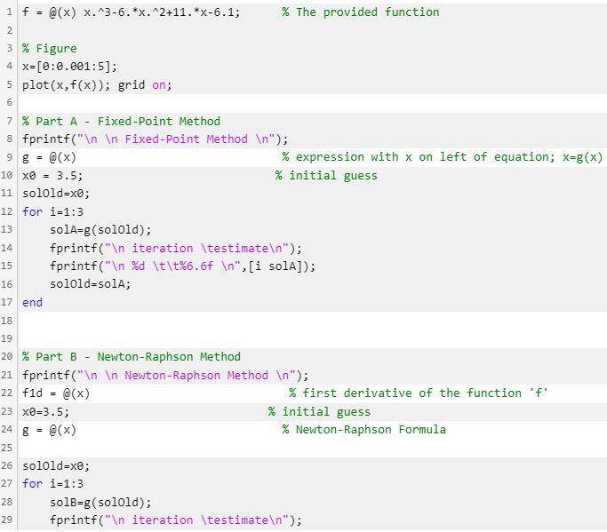 Finding the Root: Reviewing All the Open Methods | Chegg.com