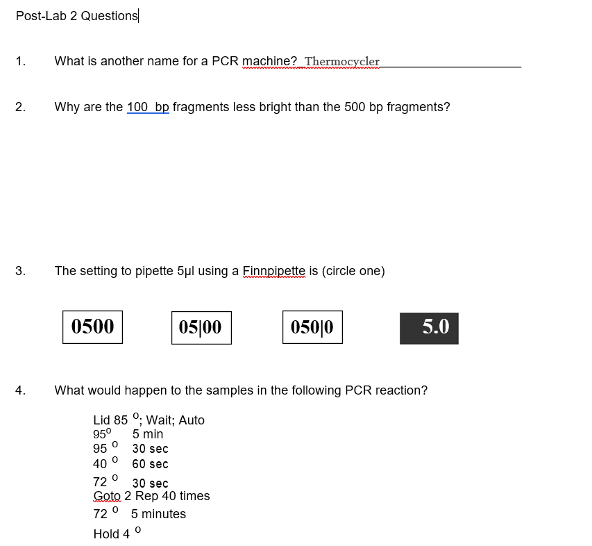 Solved Post-Lab 2 Questions 1. What is another name for a | Chegg.com