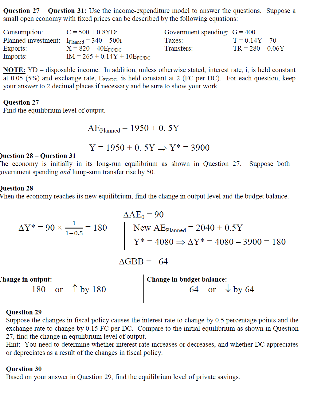 Solved Need a detail answer for question 29 and 30…please | Chegg.com