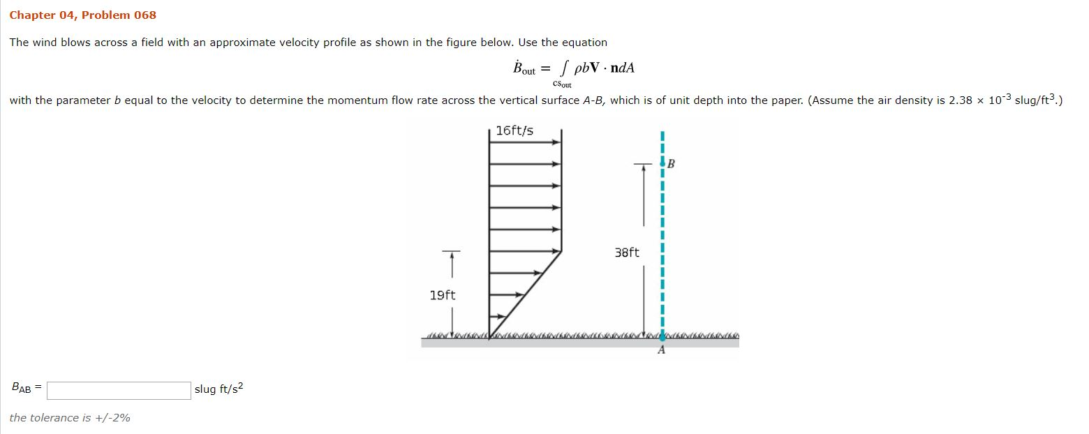 Solved Chapter 04, Problem 068 The wind blows across a field