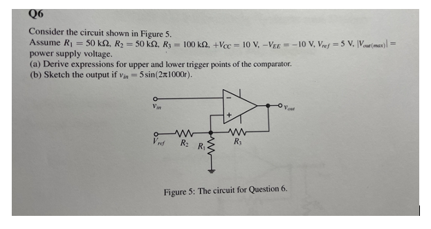 Solved Consider the circuit shown in Figure 5 . Assume | Chegg.com