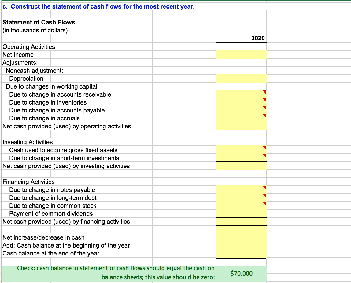 Solved Prepare solutions for the Excel Build-A-Model Problem | Chegg.com