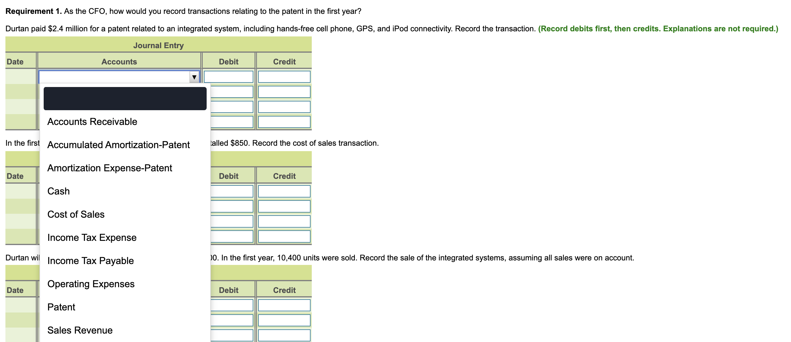 Solved The first picture shows all the instructions, the | Chegg.com