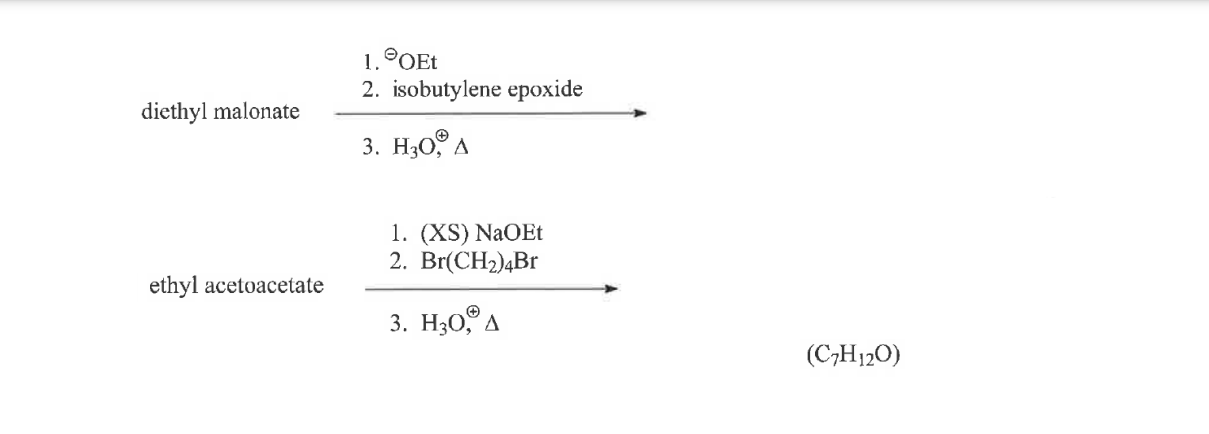 Solved 1. Predict the products of the following reactions. | Chegg.com