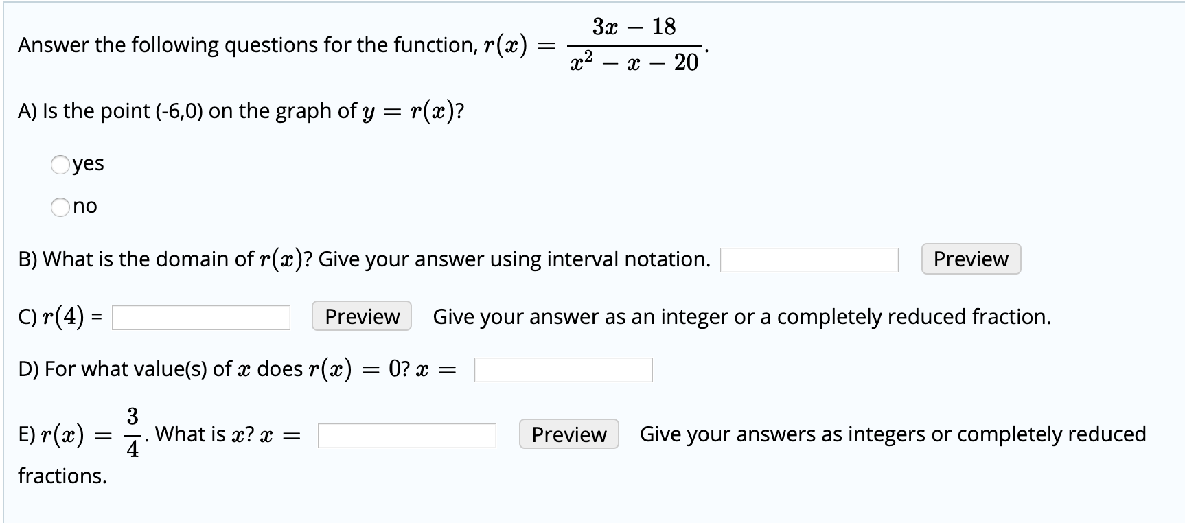 Solved Answer The Following Questions For The Function R Chegg Com