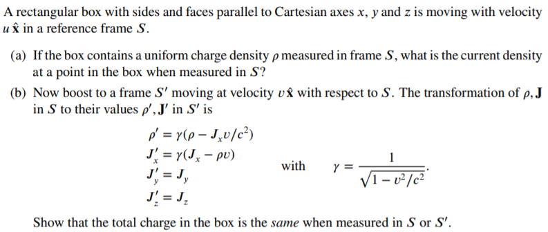 Solved A Rectangular Box With Sides And Faces Parallel To Chegg Com