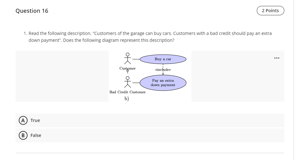 Solved Question 16 2 Points 1. Read The Following | Chegg.com