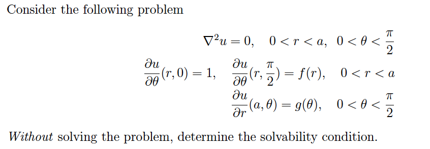 Solved Consider the following problem Without solving the | Chegg.com