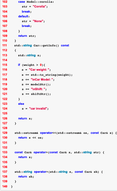 Solved HELP ASAP !!! The C++ code below contains five (5) | Chegg.com