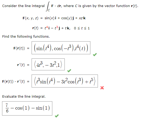 Solved Consider the line integral ∫CF⋅dr, where C is given | Chegg.com