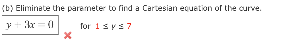 Solved Consider the parametric equations below. x = t? – 1, | Chegg.com