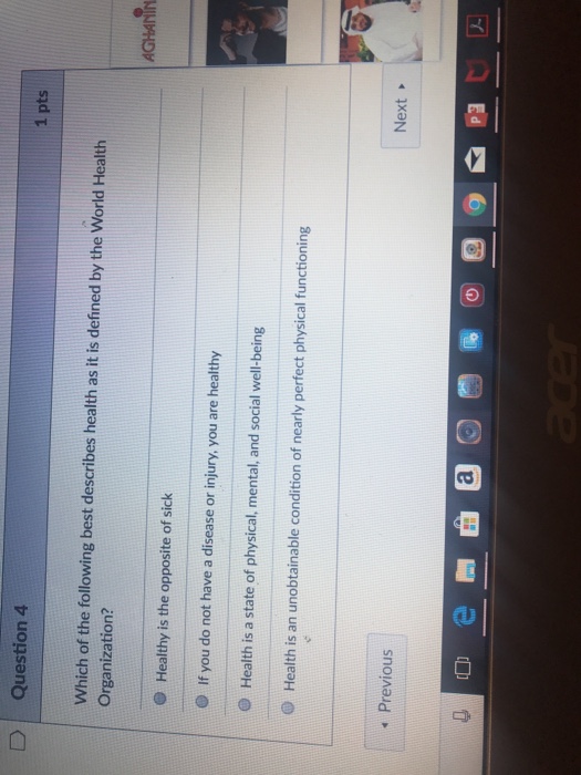 Solved D | Question 4 1 pts Which of the following best | Chegg.com