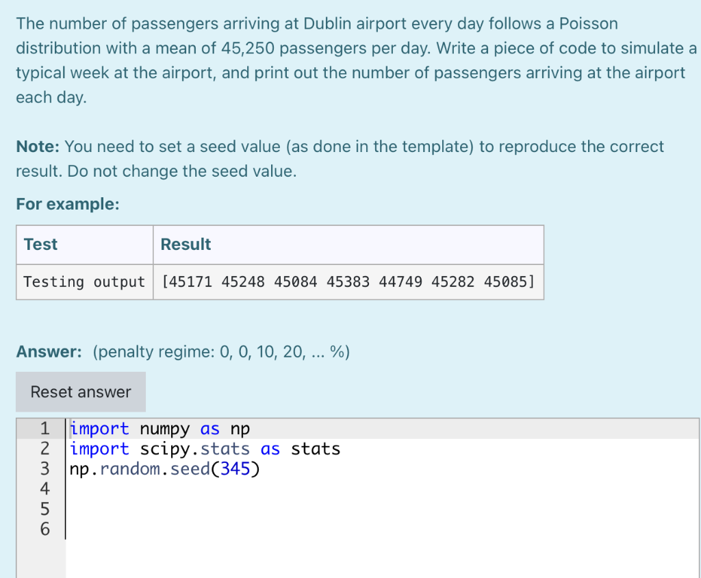 Solved write a piece of code in python to output the result | Chegg.com