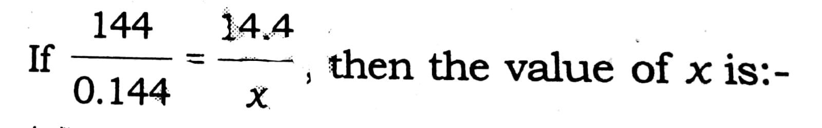what is the value of − 144 6