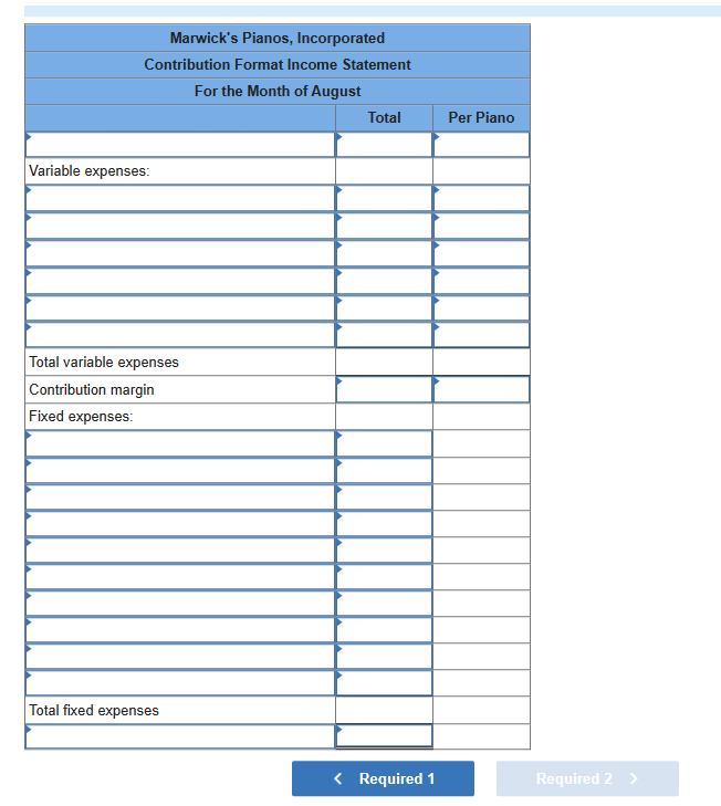 Solved Prepare a traditional format income statement for | Chegg.com