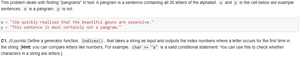 Need help in Python please! This problem deals with | Chegg.com