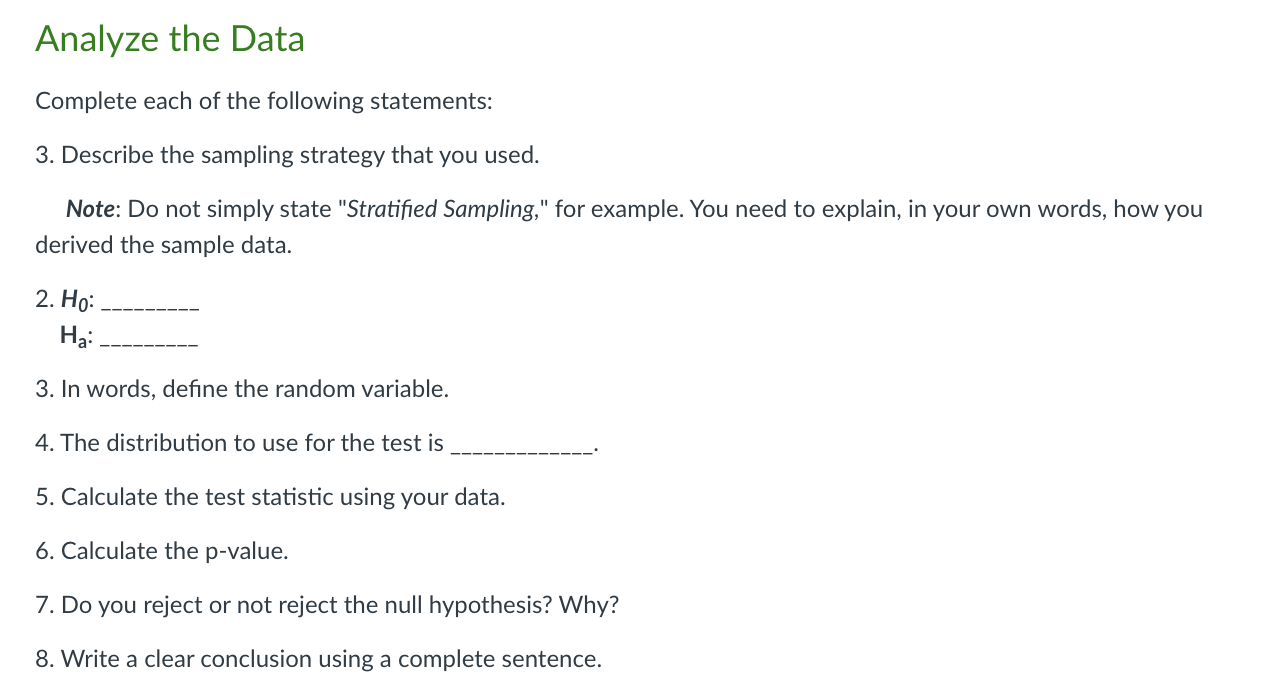 Solved In this project you want to test the claim that | Chegg.com