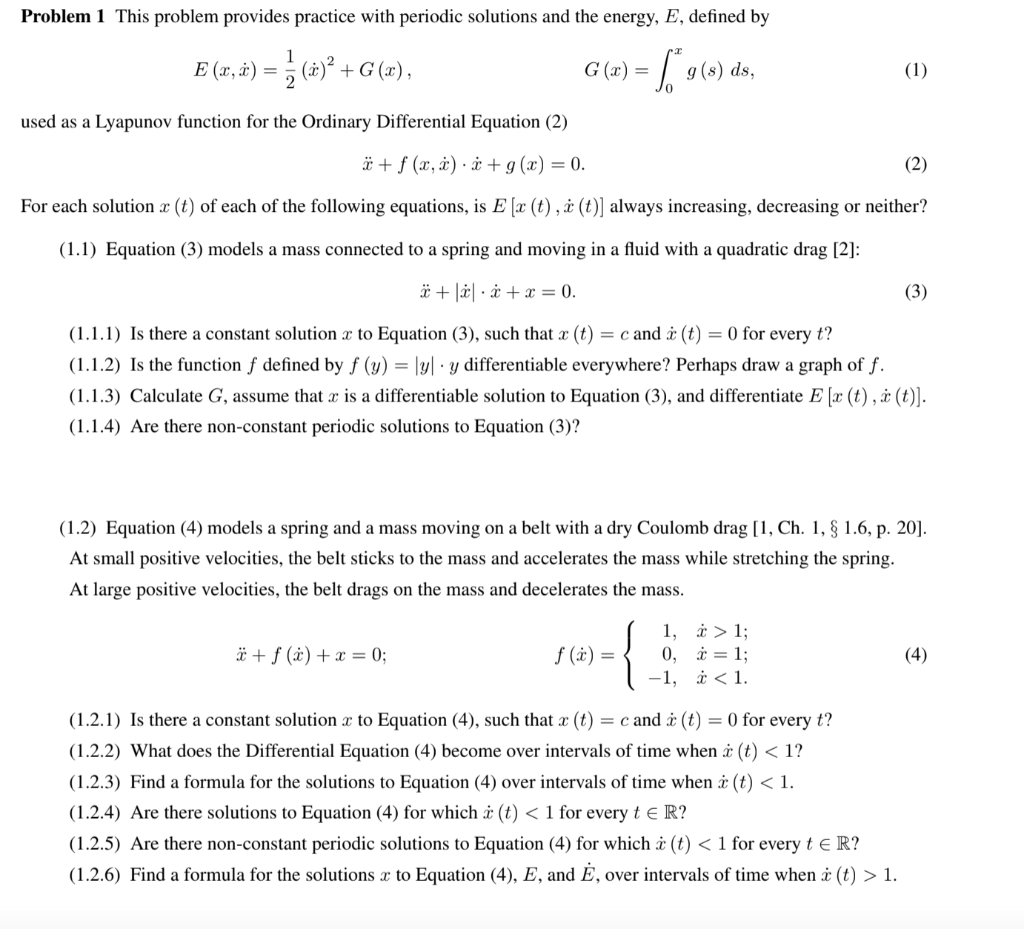 Problem 1 This problem provides practice with | Chegg.com