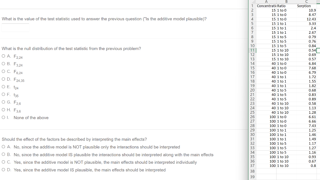 What is the value of the test statistic used to | Chegg.com