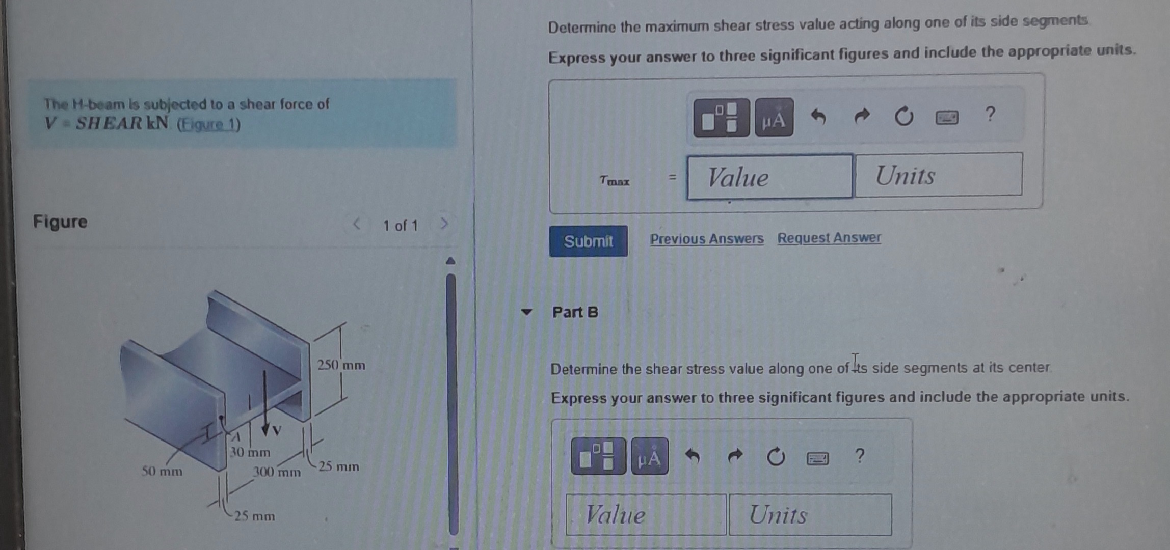 Solved Determine the maximum shear stress value acting along | Chegg.com