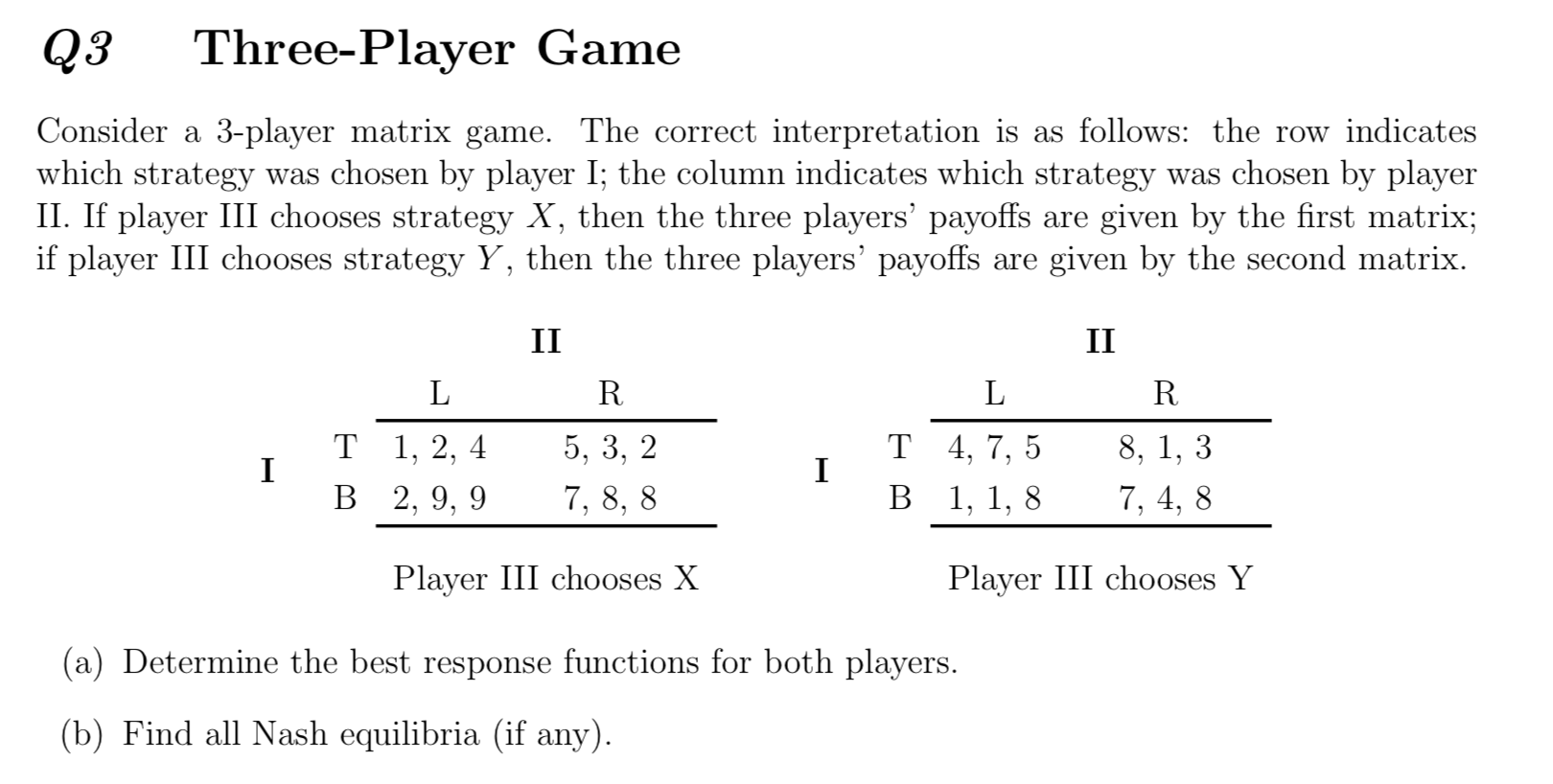 Game Theory- Three-Player Games 