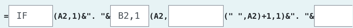 Solved Suppose in Column A, you have a list of full names, | Chegg.com
