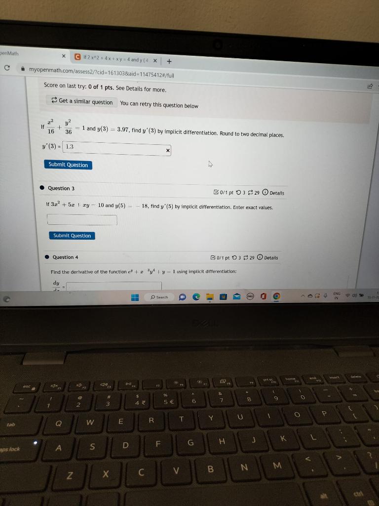 solved-if-16x2-36y2-1-and-y-3-3-97-find-y-3-by-implicit-chegg