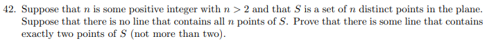 Solved 42. Suppose that n is some positive integer with n>2 | Chegg.com