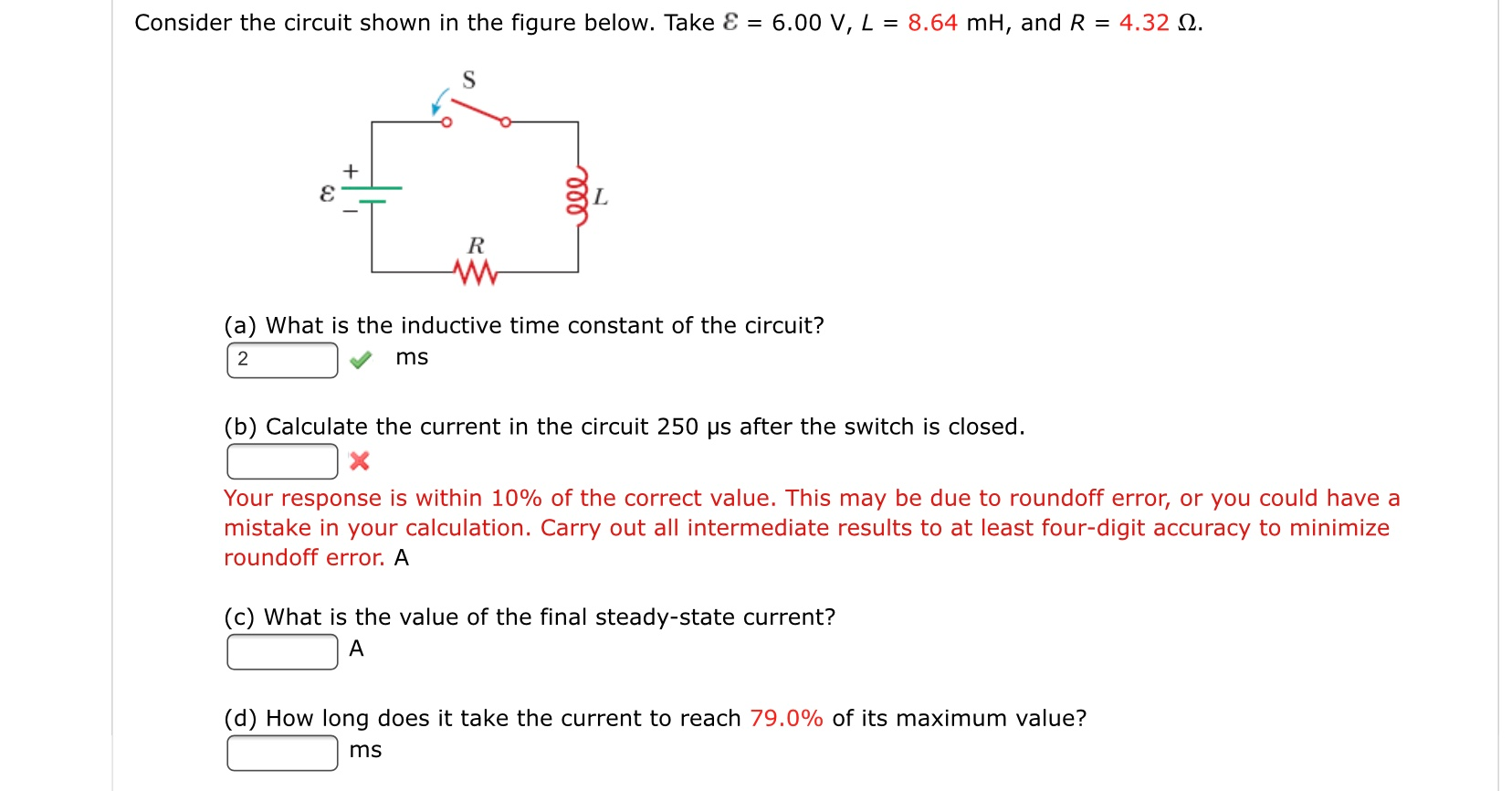 Solved Consider the circuit shown in the figure below. Take | Chegg.com