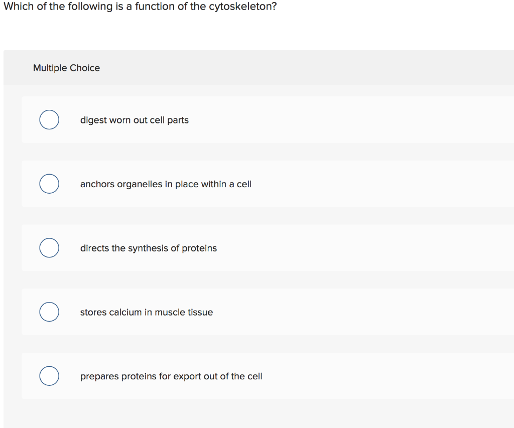Which of the following is a function of the