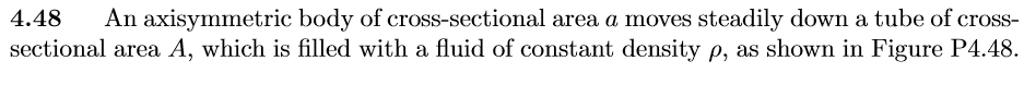 Solved 4.48 An axisymmetric body of cross-sectional area a | Chegg.com