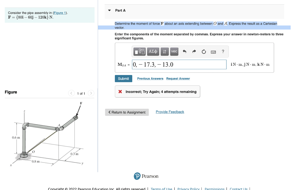 Solved Consider The Pipe Assembly In (Figure 1). Part A | Chegg.com