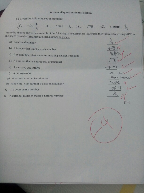 Solved Answer all questions in this section 1.) Given the | Chegg.com