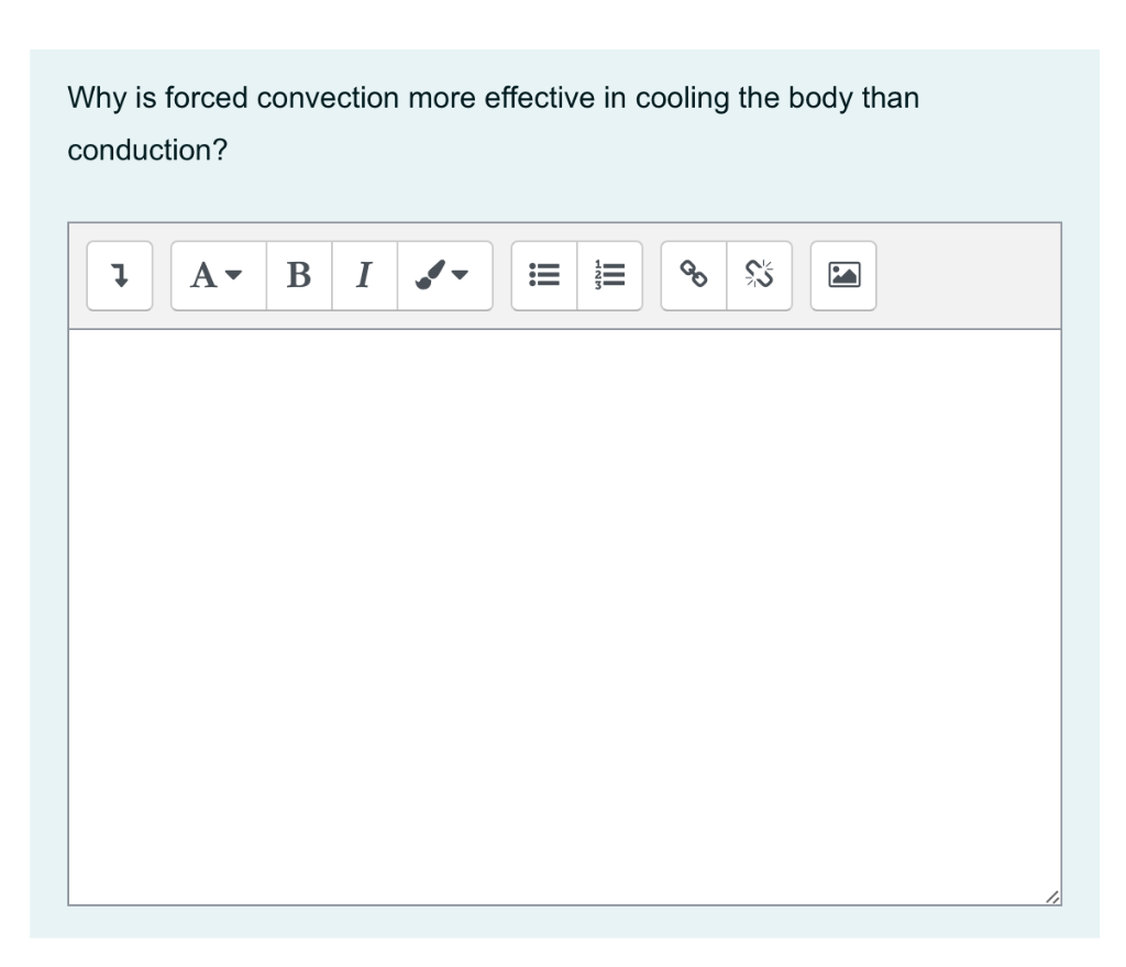 Solved Why is forced convection more effective in cooling