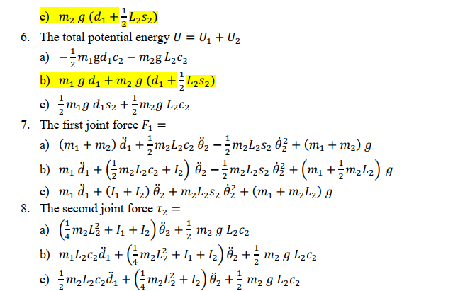 Solved 10 X Y 02 L X Pr Planar Robot Assignment 7 Ques Chegg Com