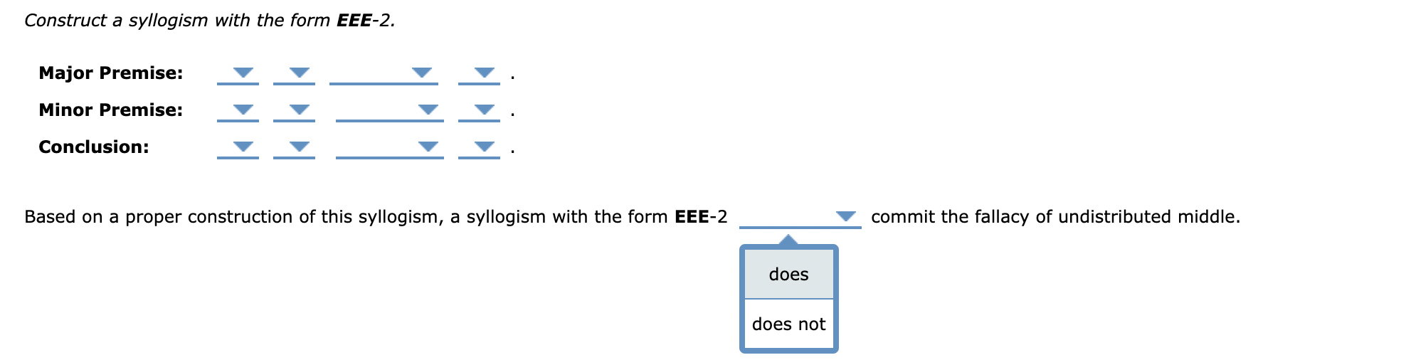 A categorical syllogism must conform to several rules