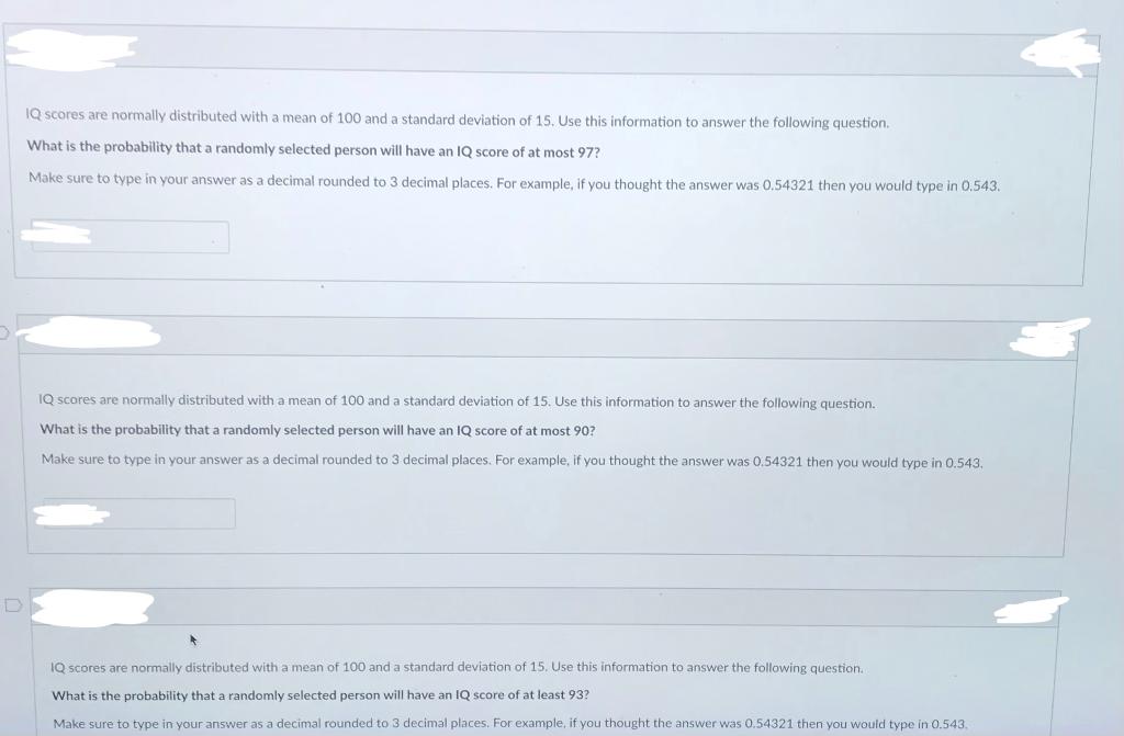 solved-iq-scores-are-normally-distributed-with-a-mean-of-100-chegg