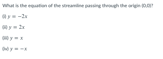Solved Consider a 2D steady flow with the horizontal (u) and | Chegg.com