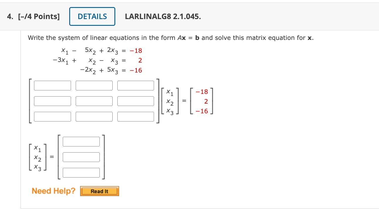 Solved Express The Column Matrix B As A Linear Combination | Chegg.com