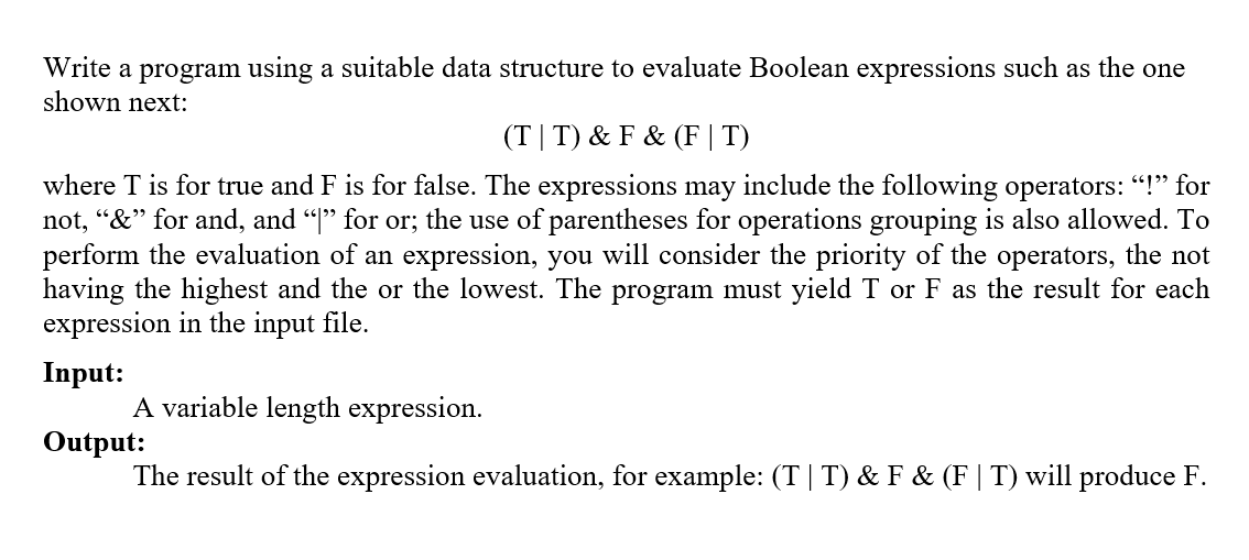 Solved Write a program using a suitable data structure to | Chegg.com