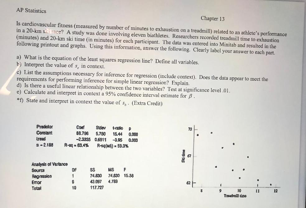 ap stats chapter 13 homework answers