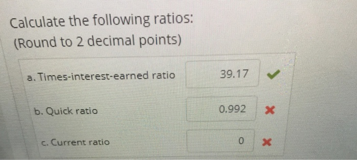Solved Ratio Analysis Presented below are summary financial | Chegg.com