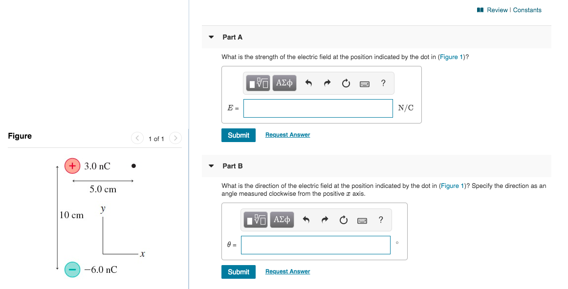 Solved Review Constants Part A What Is The Strength Of Th Chegg Com